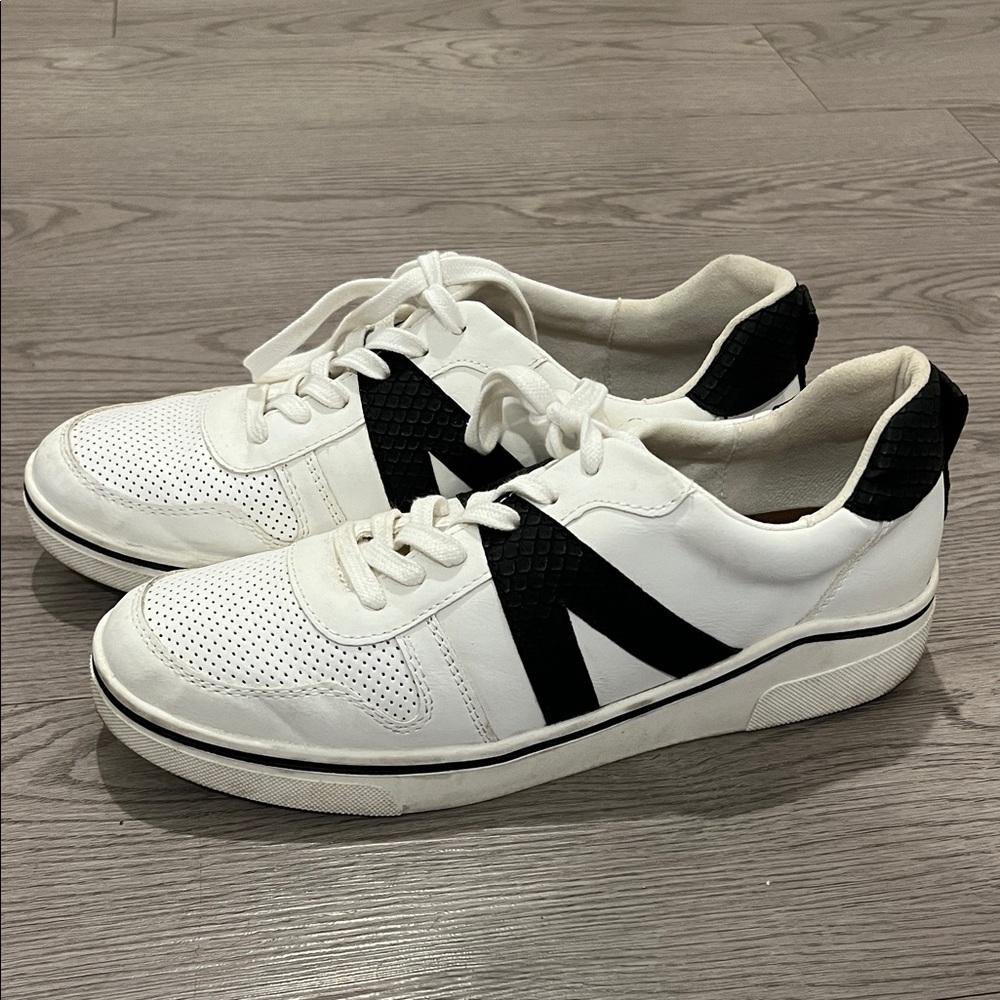 MIA White and Black Sneakers